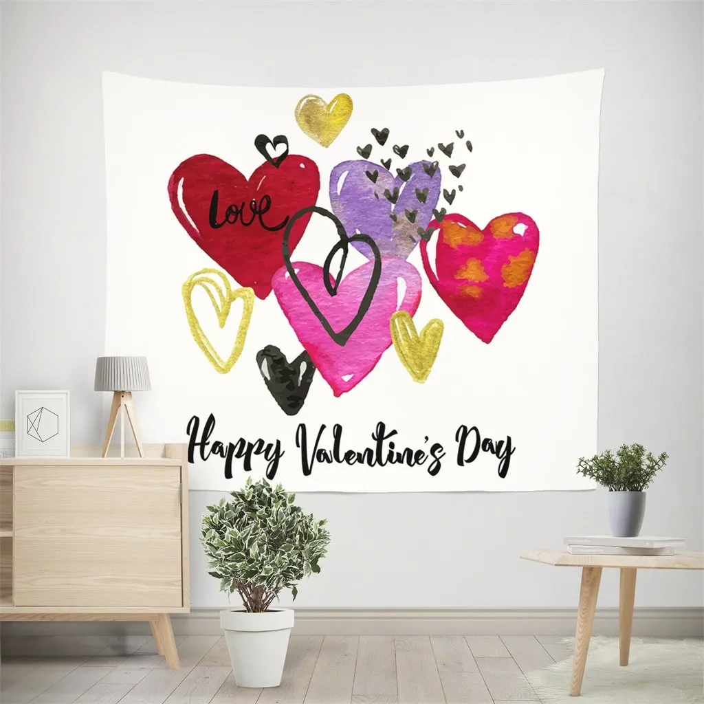 

Best Selling Products Valentine's Day Gifts LOVE Tapestry Hanging Cloth Wall Painting Home Decorative Drop Shipping Wholesale