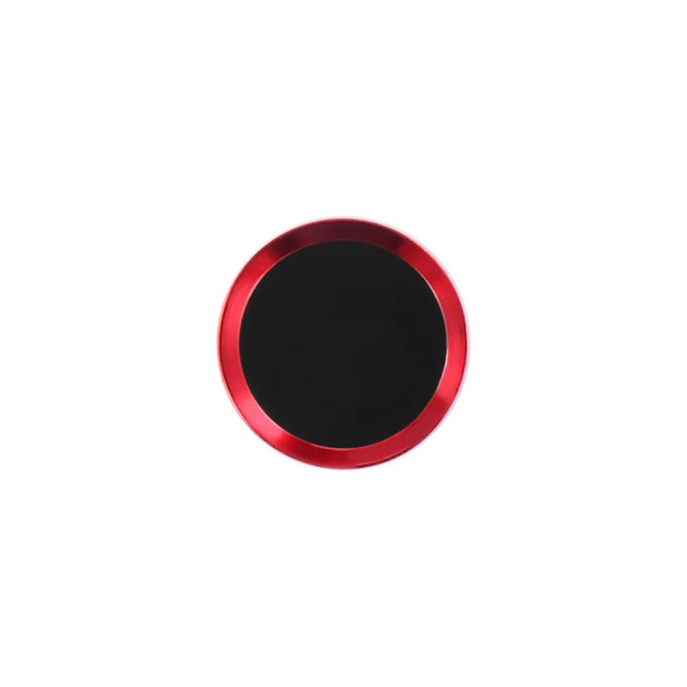 Сенсорная ID Главная Кнопка Наклейка для Iphone 5s, SE 6 6S 7 Plus для iPad air Pro мини Идентификация отпечатков пальцев клавиатура - Цвет: Black Red