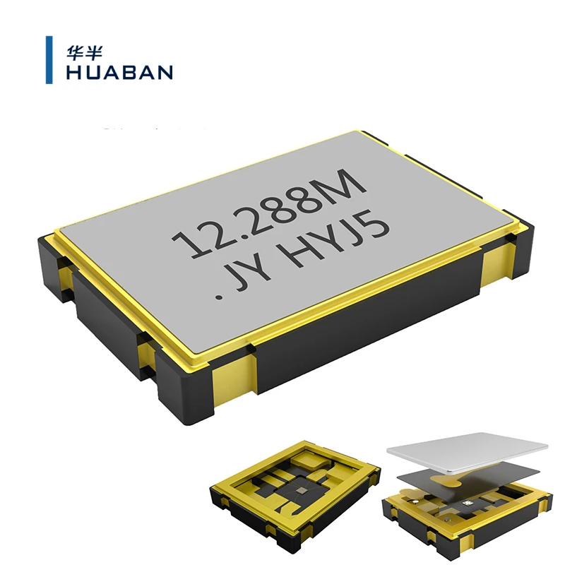 5PCS 12.288MHZ SMD 7050 3.3V 25PPM -40~+85℃ OSC active crystal oscillator