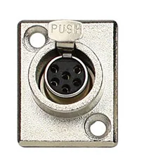 6PIN Высокое качество 25 шт./лот мини XLR Шасси Панель Крепление XLR Женский 3PIN/4PIN/5PIN/6PIN разъем - Цвет: 6PIN