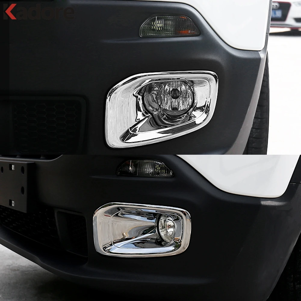 Для Jeep Renegade 2014 2015 2016 2017 2018 2019 ABS хромированный передний противотуманный