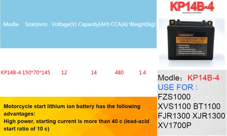 12v, 7l-bs, 4ah, cca, 260a, 5l-bs, 3ah,