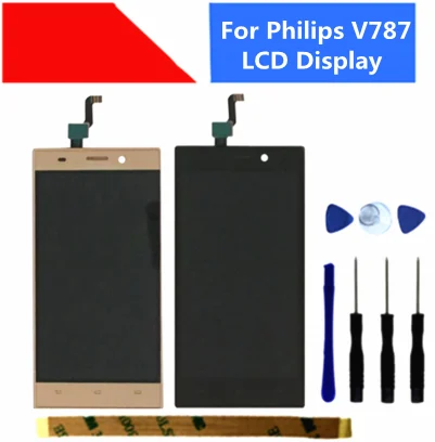 ЖК-дисплей для Philips Xenium V787 с сенсорным экраном в сборе | Мобильные телефоны и