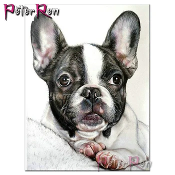 

DIY Diamond Painting French Bulldog Rhinestones Picture Diamond Mosaic puppy Full Display Home Decor Diamond Embroidery dog Sale