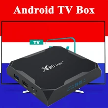 X96max + android caixa de tv caixa de tv inteligente apenas sem canais ou aplicativo incluído