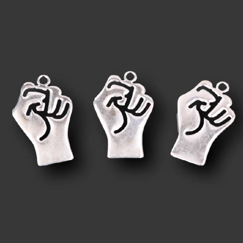 Посеребренные кулоны для хип-хопа 15 шт. металлические аксессуары рукоделия шарм