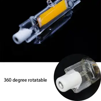 

Glass R7S LED Light Glass Tube 5W 78mm 10W 118mm 220V COB Replacement Halogen Lamp