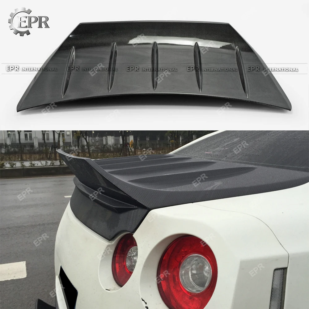 Корпус из углеродного волокна Накладка для Nissan GTR R35 TP Style задний багажник средства ухода за кожей комплект тюнинг для GT-R R35 гоночные детали