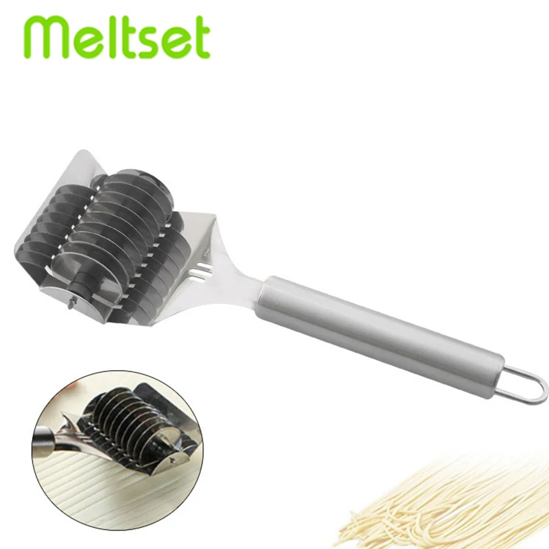 Manual Noodle Cut Knife Stainless Steel Spaetzle Makers Non slip Handle