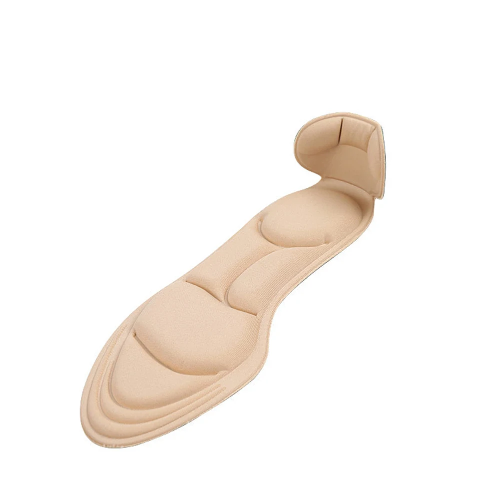Рельефная амортизационная подушка для ходьбы 2 в 1, массажная дышащая мягкая губка, снижающая усталость, Нескользящие подушечки для пятки, стельки для ухода за ногами