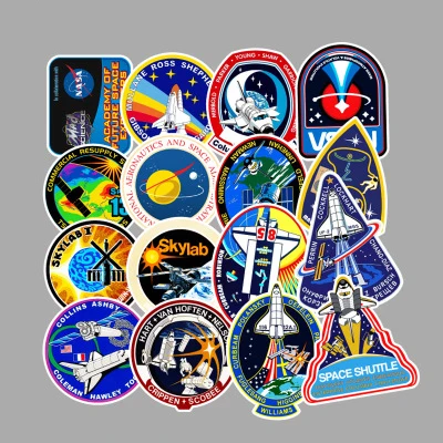 

45PCS Outer Space Stickers Vsco Stickers Spaceship Universe Stickers On Laptop The Fridge Car Sticker For Children Pusheen