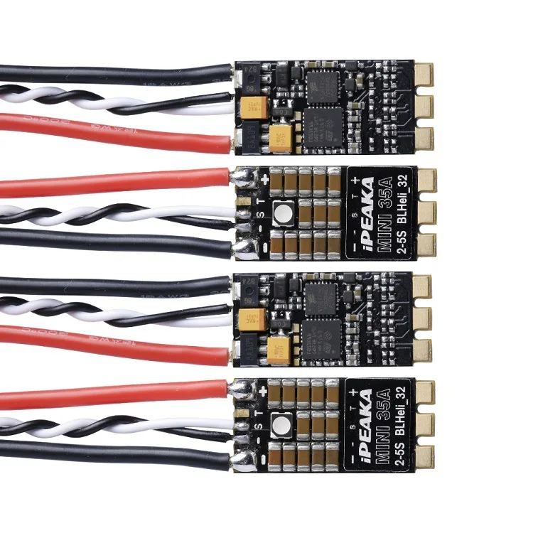 

4PCS iFlight iPeaka Mini 35A BLheli_32 32Bit 2-5S Dshot1200 Brushless ESC w/ RGB LED Support Telemetry for RC Drone FPV Racing