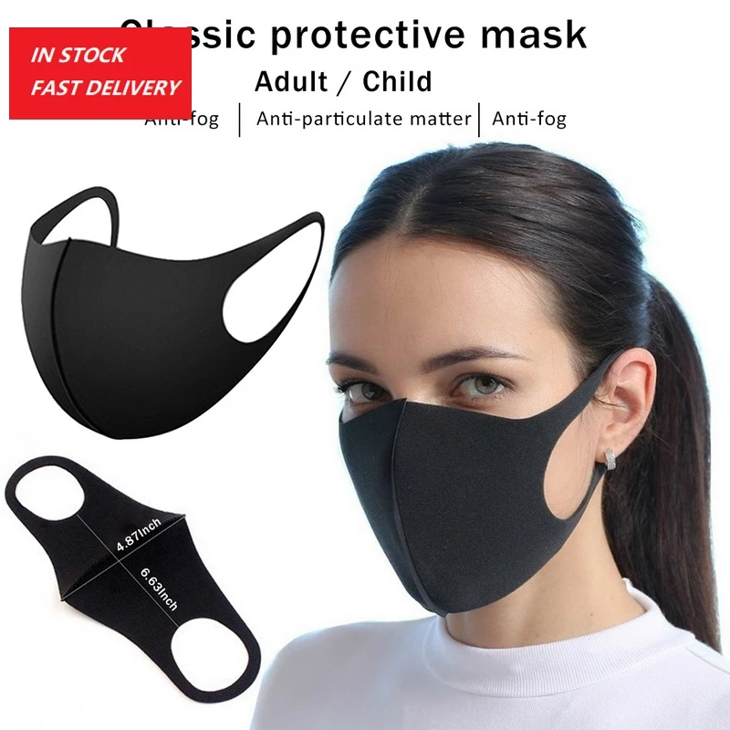 

1PC Cotton Mouth Mask Anti Haze Dust Washable Reusable Women Men Child Dustproof Mouth-muffle Winter Warm Mask Face Mouth Masks