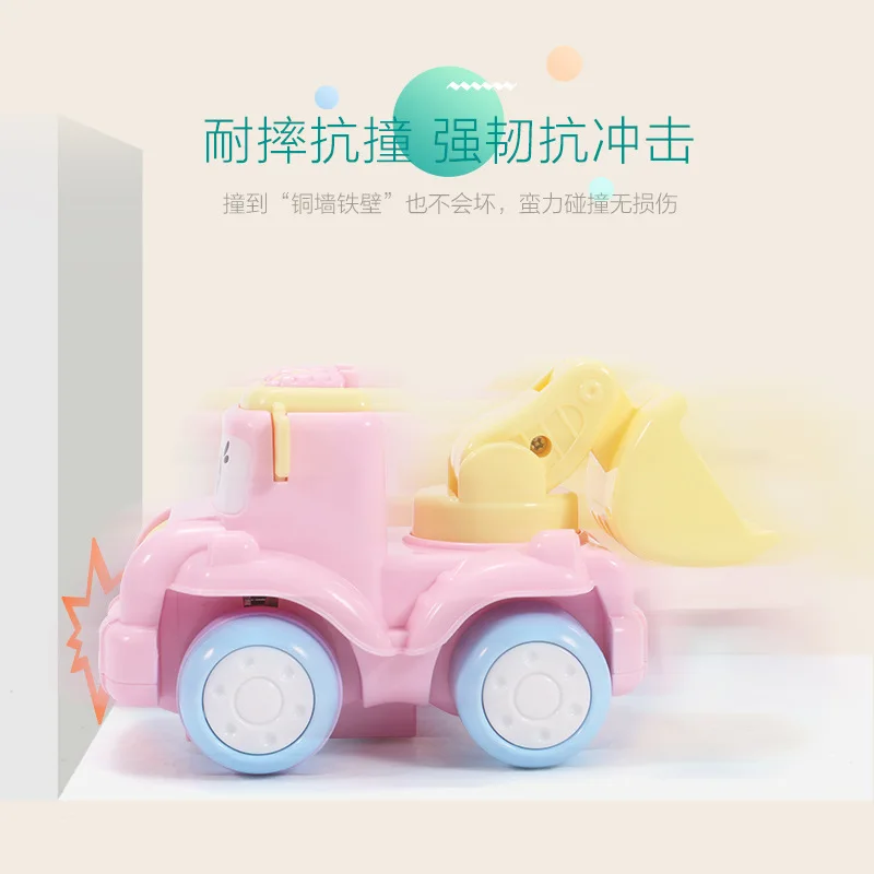 

Inertia Engineering Vehicle Baby Toy 1-2-3-Year-Old Infants Car Model Toy Q Meng Modeling Fun Set