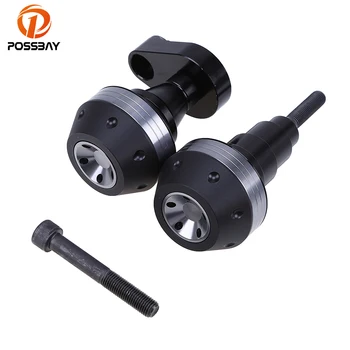 

POSSBAY Motorcycle Frame Slider Motorbike Protector Black/Titanium/Blue/Gold Fit For Kawasaki ZX6R 636 2007-2008 Cafe Racer