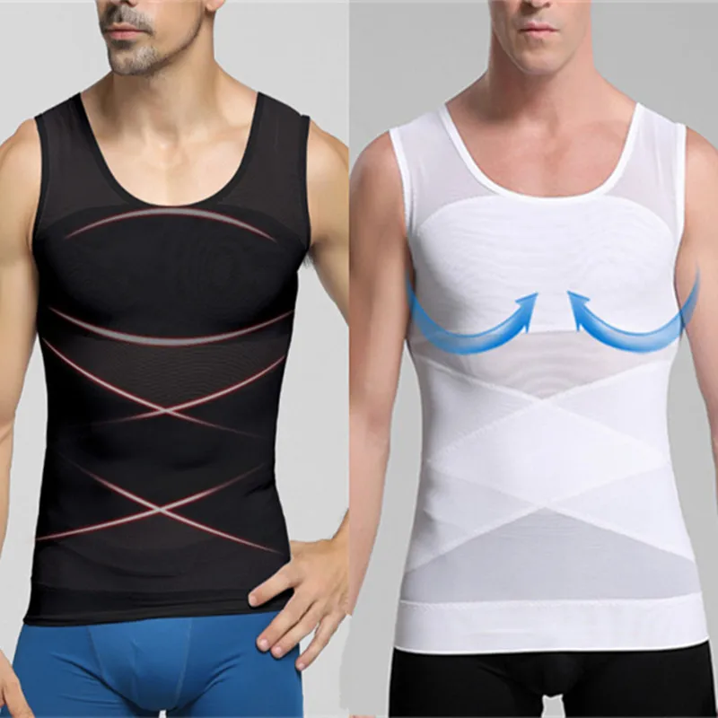 Men‘s Tank Top Shapers Waist Trainer Abdomen Slimming