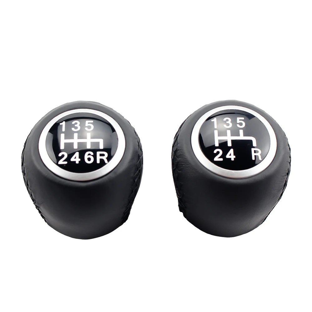 

5 speed 6 speed Car Shift Knob Gear Knob Coveredr Real Leather For Fiat Grande PUNTO EVO FIAT PUNTO 2012 Car Styling Accessories