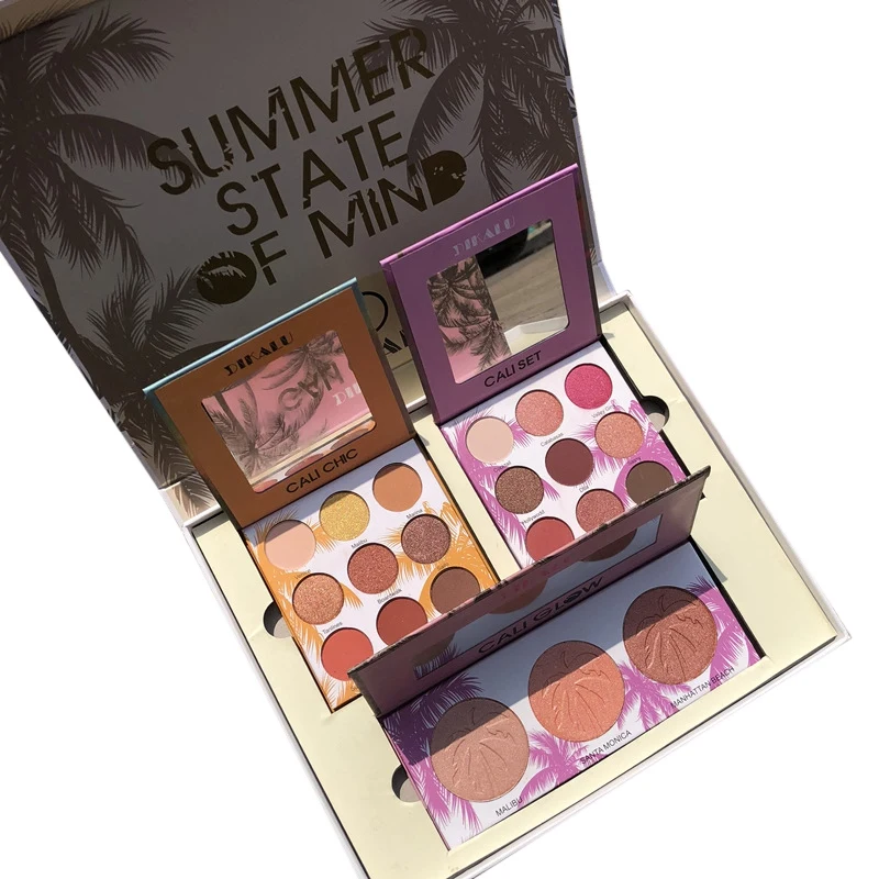

3 Pcs Eyeshadow Palette Set Long Lasting Waterproof Smudge-proof Shimmer Easy To Color Matte Eye Shadow New