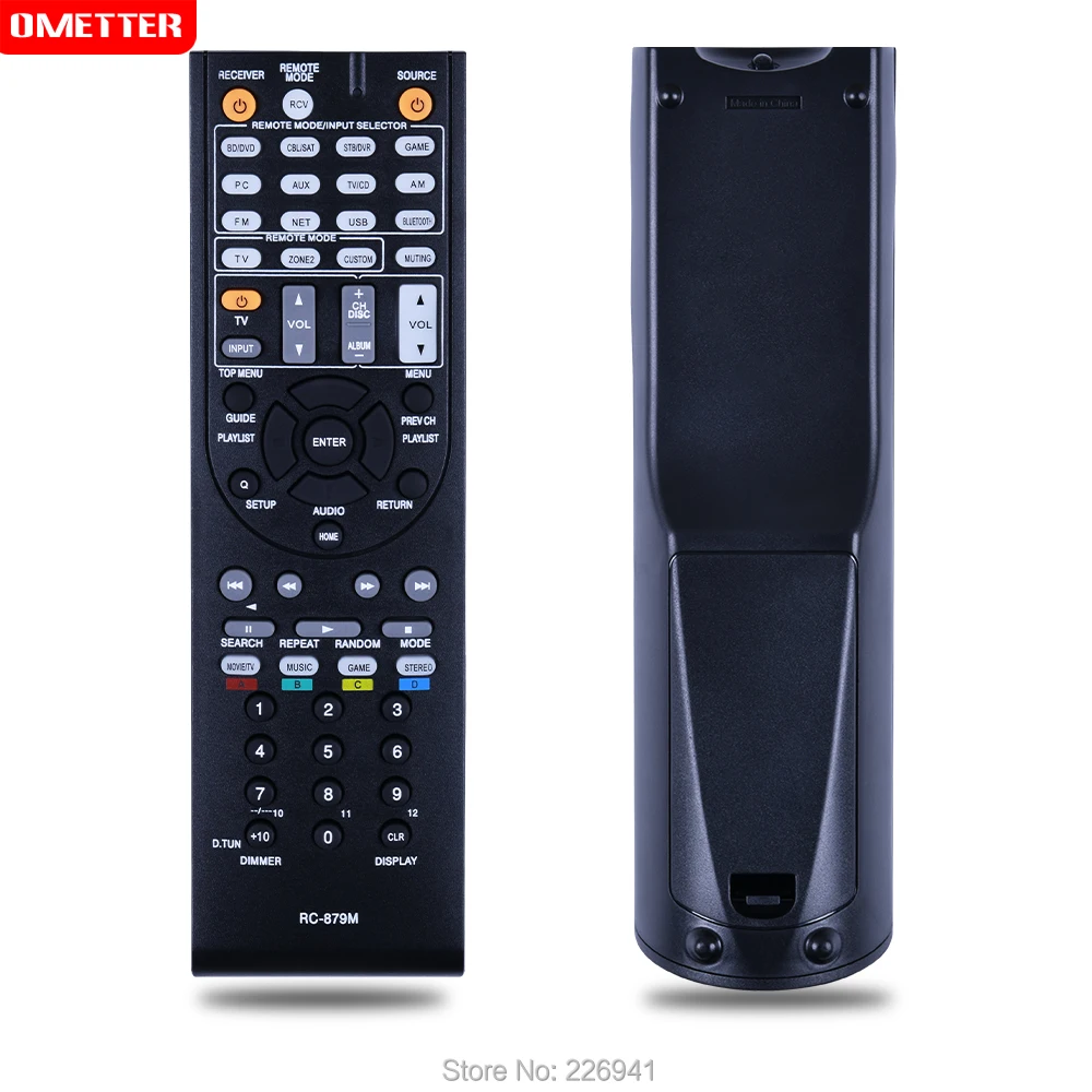 RC 879M используется для Onkyo TX NR535 SR333 HT R393 S3700 power emplifier AV receiver controller remoto|Пульты ДУ| |
