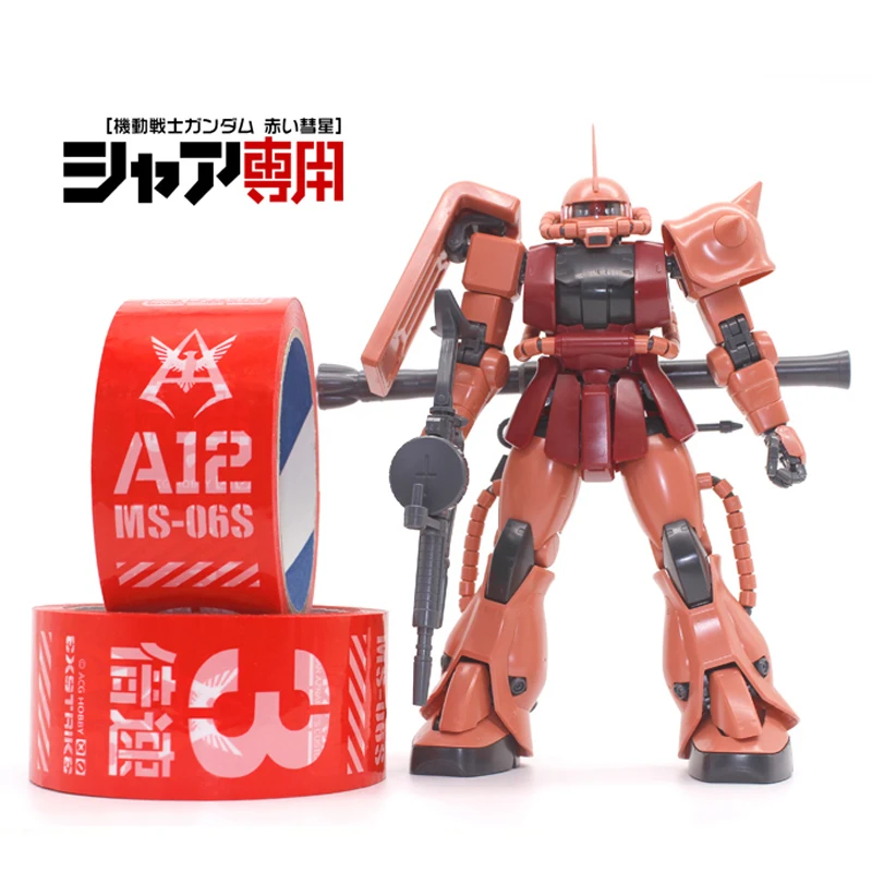 Mobile Suit Personality Sticker Two-dimensional model tape for Geon Zakuxia seal Tear Creative diy decorative stickers | Игрушки и хобби