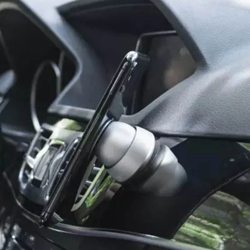 Магнитный автомобильный держатель для телефона Xiaomi Mijia AutoBot Q, вращение на 360 градусов, без сигнала, поддержка подставки для мобильного телефона