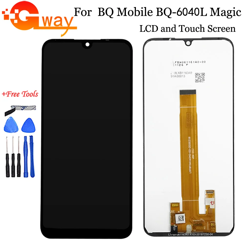 6,0" для мобильного BQ-6040L BQ Magic lcd дисплей+ сенсорный экран панель дигитайзер сборка для BQ 6040L ЖК Замена+ Инструменты