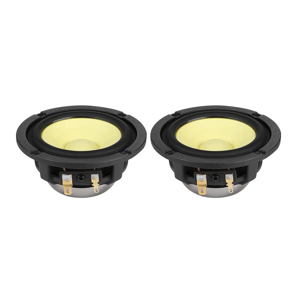 Audio Speakers 2Pcs 3 Inch Midrange Speaker 4 Ohm 8 Ohm 25W Car Audio Hifi Loudspeaker Music Sound Home Theater Neodymium