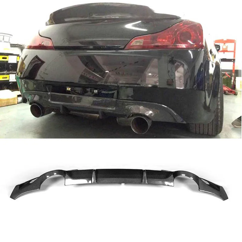 Задний диффузор для губ спойлер автомобильный Стайлинг Infiniti G37 2009 2013 Base Coupe Journey