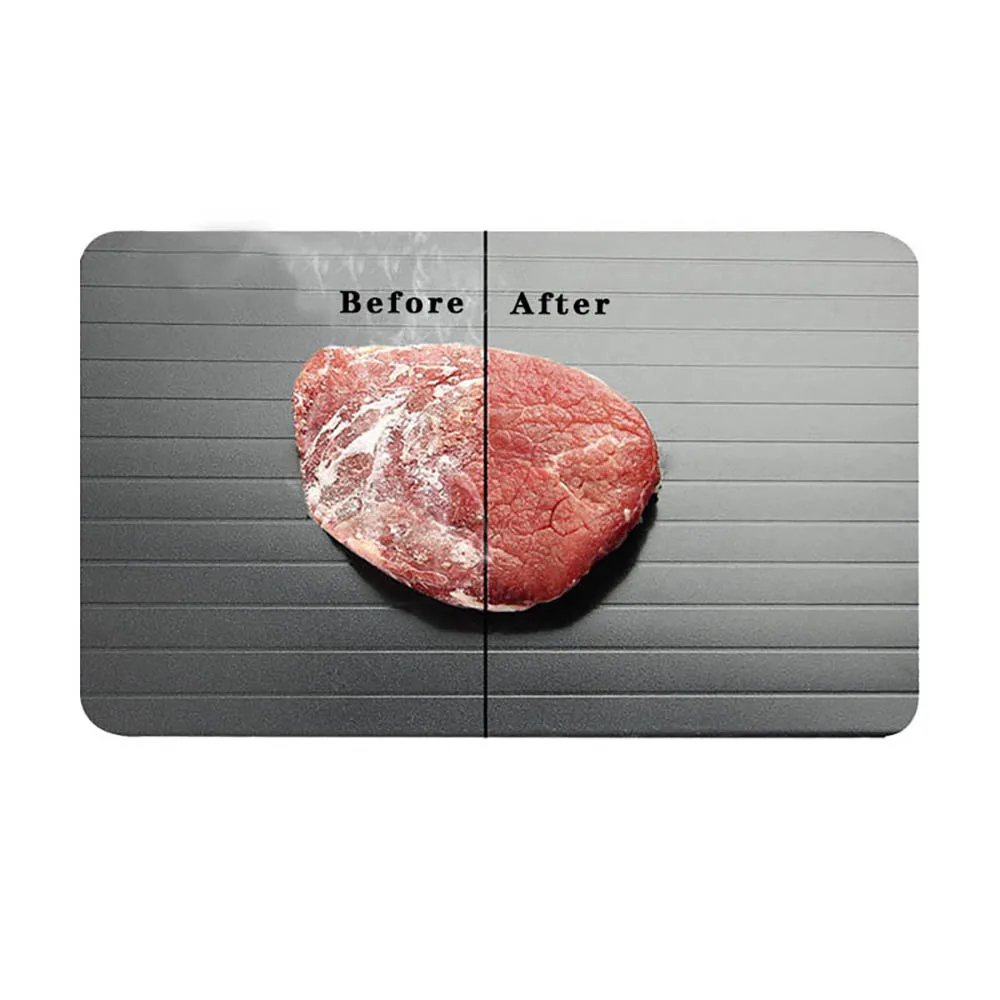 

Quick Defrosting Tray Thaw Fish Sea Food Meat Defrost Board Plate Kitchen Tool