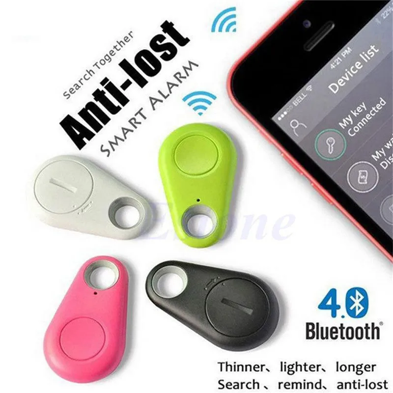 Mini Smart Label Bluetooth-compatible 4.0 Loss Tracker Child Elderly Bag  Wallet Pet Key Finder GPS Locator Alarm