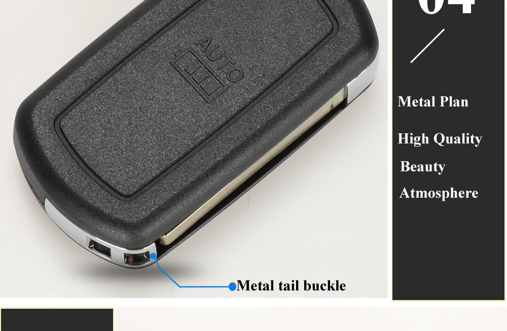 Keyforkess 10pcs Chiave A Distanza di Vibrazione Borsette Caso Fob 3 Pulsante Per LAND ROVER Range Rover Sport LR3 Freelander Evoque discovery Sport - H6e183ecf701b4cfaa838b8635a14ff7e7