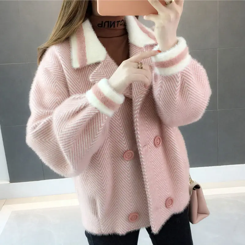 

Sweater Women 2019 Autumn Winter Cardigan Knitted Long Sleeve Women Sweater Mujer Female Fashion Femme Dames Short