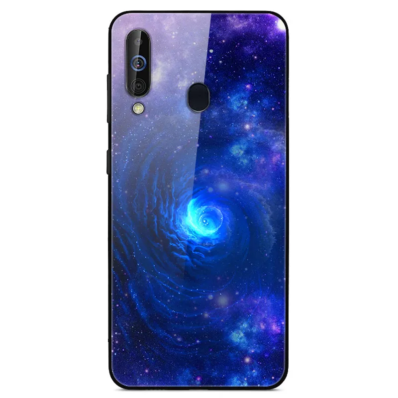 Чехол для samsung Galaxy A60, чехол из закаленного стекла «Планета космос», чехол из стекла для samsung A60 SM-A6060 6,", оболочка A60
