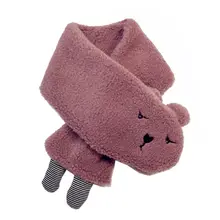 Зимний детский шейный платок, шарфы, теплая флисовая шаль для маленьких мальчиков и девочек, детский хлопковый шейный платок, шарф cuellos nigno