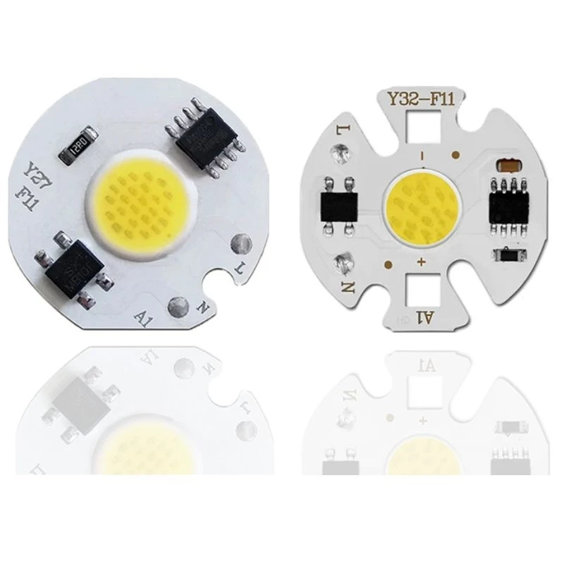 LED COB Chip Lamp 3W 5W 7W 9W 220V LED Bulb Input Smart IC No Driver High Lumens For DIY LED Flood Light Downlight Spotlight