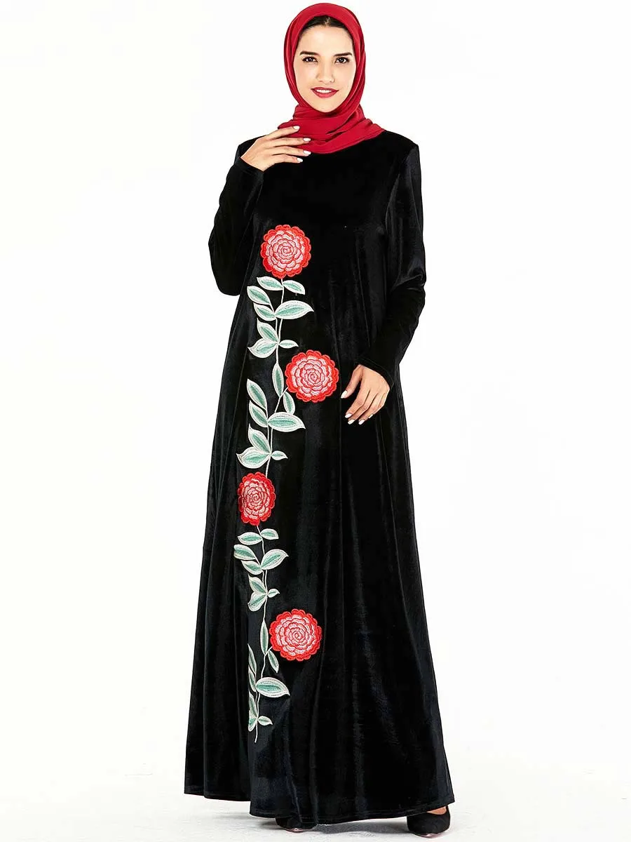 BNSQ арабское золото бархат вышитые abaya индийская одежда для женщин Punjabi Kurta вечерние макси с длинным рукавом пакистанские платья Caft