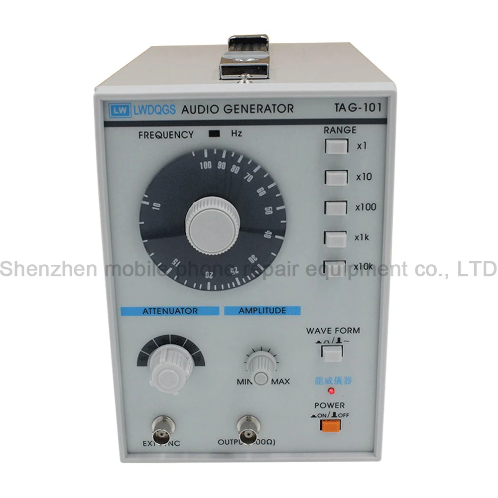 Тег-101 Высокая точность генератор сигналов низкой частоты Функция генератор цифровой звуковой генератор Функция размером 10 Гц-1 МГц