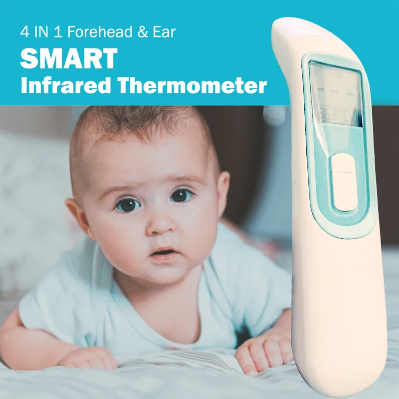 

Baby Adult Digital Thermometer Forehead Ear Non-Contact Body Termometro Infrared LCD Adult Body Fever IR Children Termometer