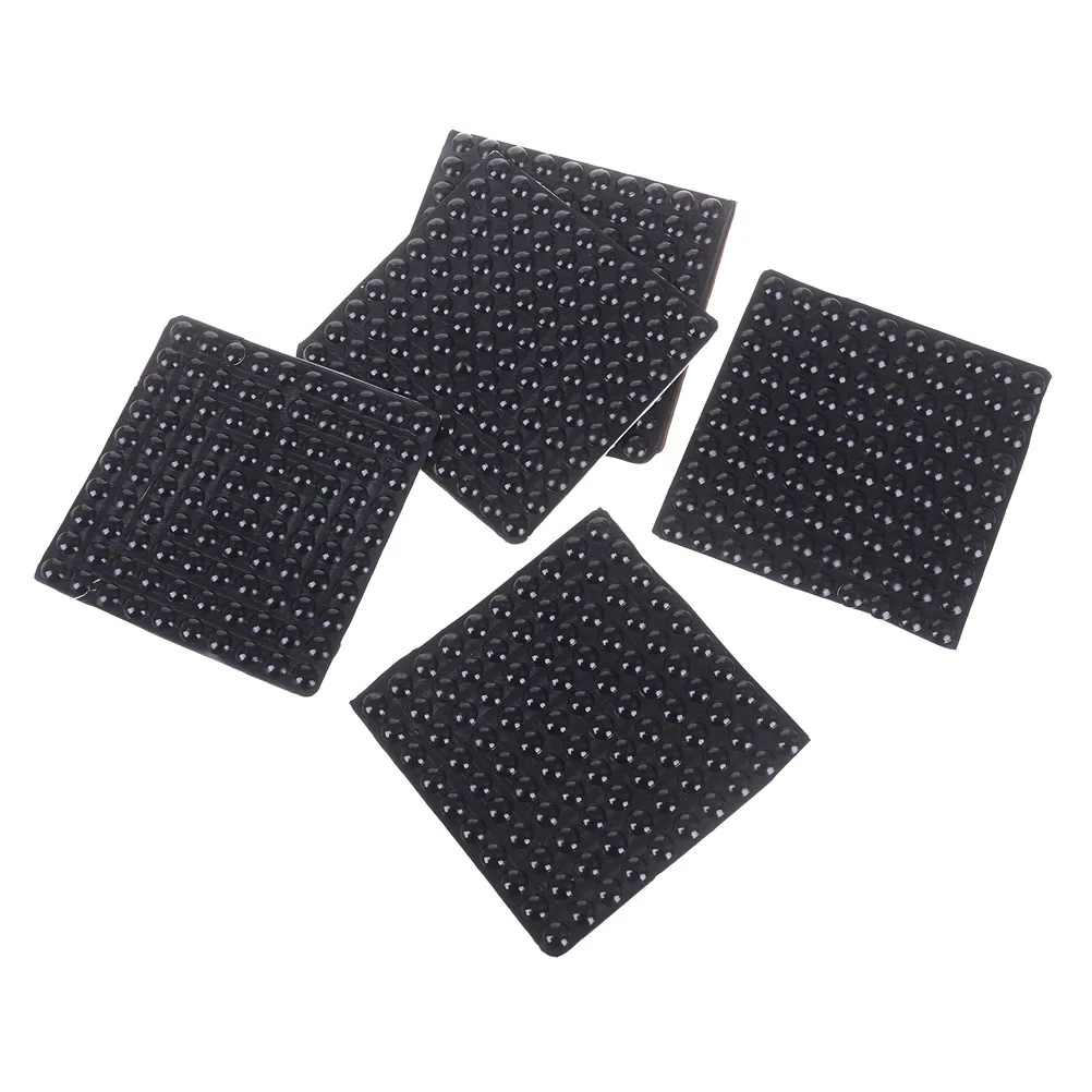 100PCS Silicone Self Adhesive Door Buffer Pad Rubber Feet Cabinet Drawers Clear Semicircle Bumpers Furniture Door Accessories
