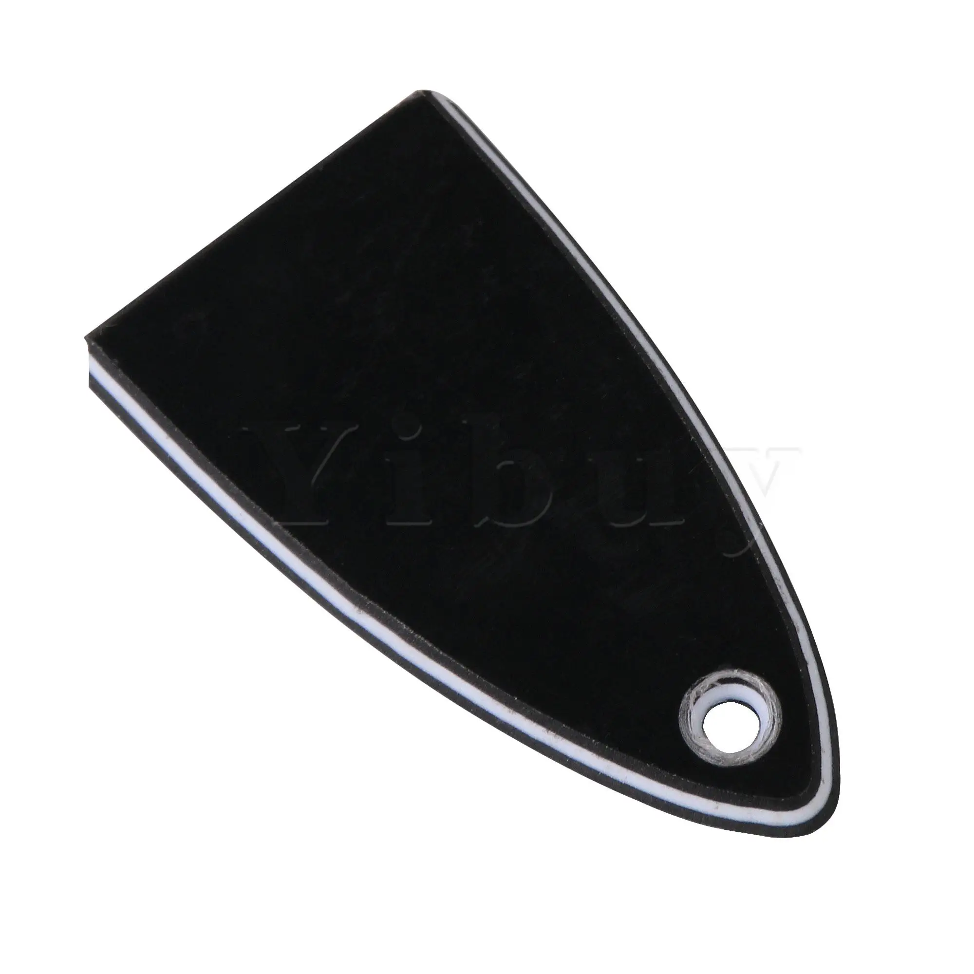 三線 （一本弦が切れてます）専用カバー付き Spear Shape Guitar Truss Rod Cover, 3-screw, 3ply Black - Etsy
