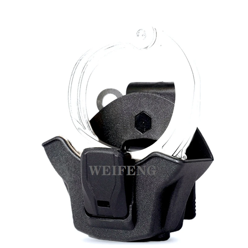 Tactical Handcuff Holster Open Top Pouch For Molle Vest & Duty Belt – Black Utility Bag