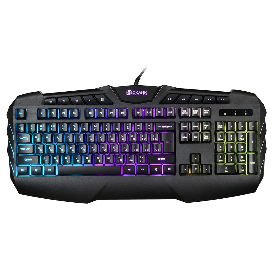 Клавиатура OKLICK 777G PSYCHO, черный