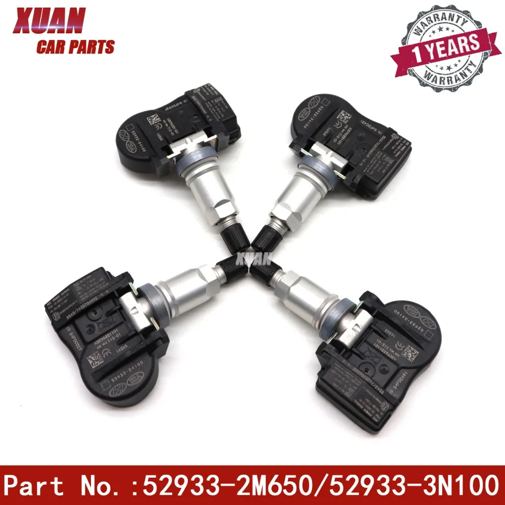 Xuan TPMS датчик давления в шинах 52933-2M650 52933-3N100 для hyundai Santa Fe IX45 Kia Sorento Optima Sportage Cadenza