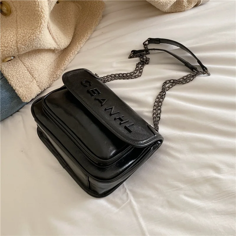 

Autumn And Winter Textured Bag Women's 2019 Popular New Style Fashion Korean-style Versatile Shoulder Bag High Grade Glorious Fa