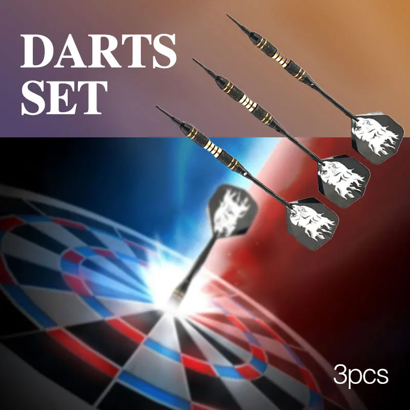 Professional Steel Safe Dart Electronic Dart Metal Exercise Relax Leisure Activities Throwing Soft Tip Dart Solid Games