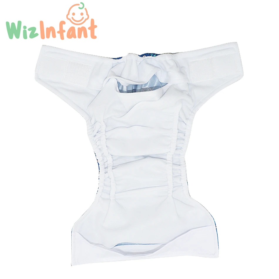 Wizbaby Haak & Loop Os Zakdoek Luier, Waterdicht Ademend S M & L Verstelbaar, Fit 5-15Kg Baby