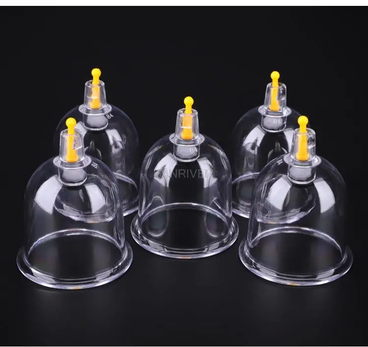 

6PCS Cupping apparatus more vacuum suction cupping household gas and moisture protection