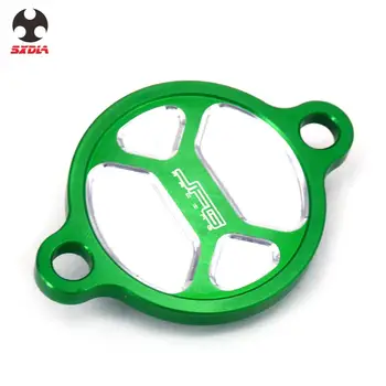 

Motorcycle CNC Billet Blue Engine Oil Filter Cover Cap For KAWASAKI KX450F KXF450 KX 450F 2016 2017 16 18 KX450 2019 2020