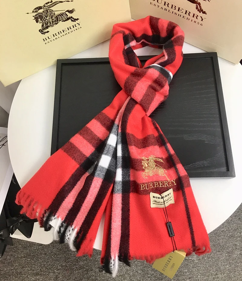 Лидер продаж 2020 роскошный бренд Burberry сезон осень зима роскошная шаль шарф