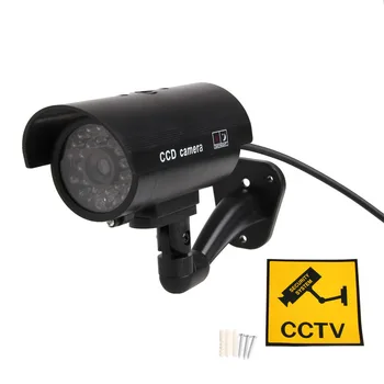 

Outdoor Fake Camera Home security video Surveillance dummy camera cctv videcam Mini Camera HD battery power Flashing LED